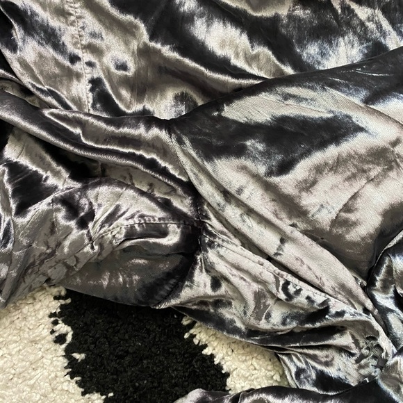 Maeve Velvet Wide Leg Overalls Jumpsuit Medium - Picture 5 of 12